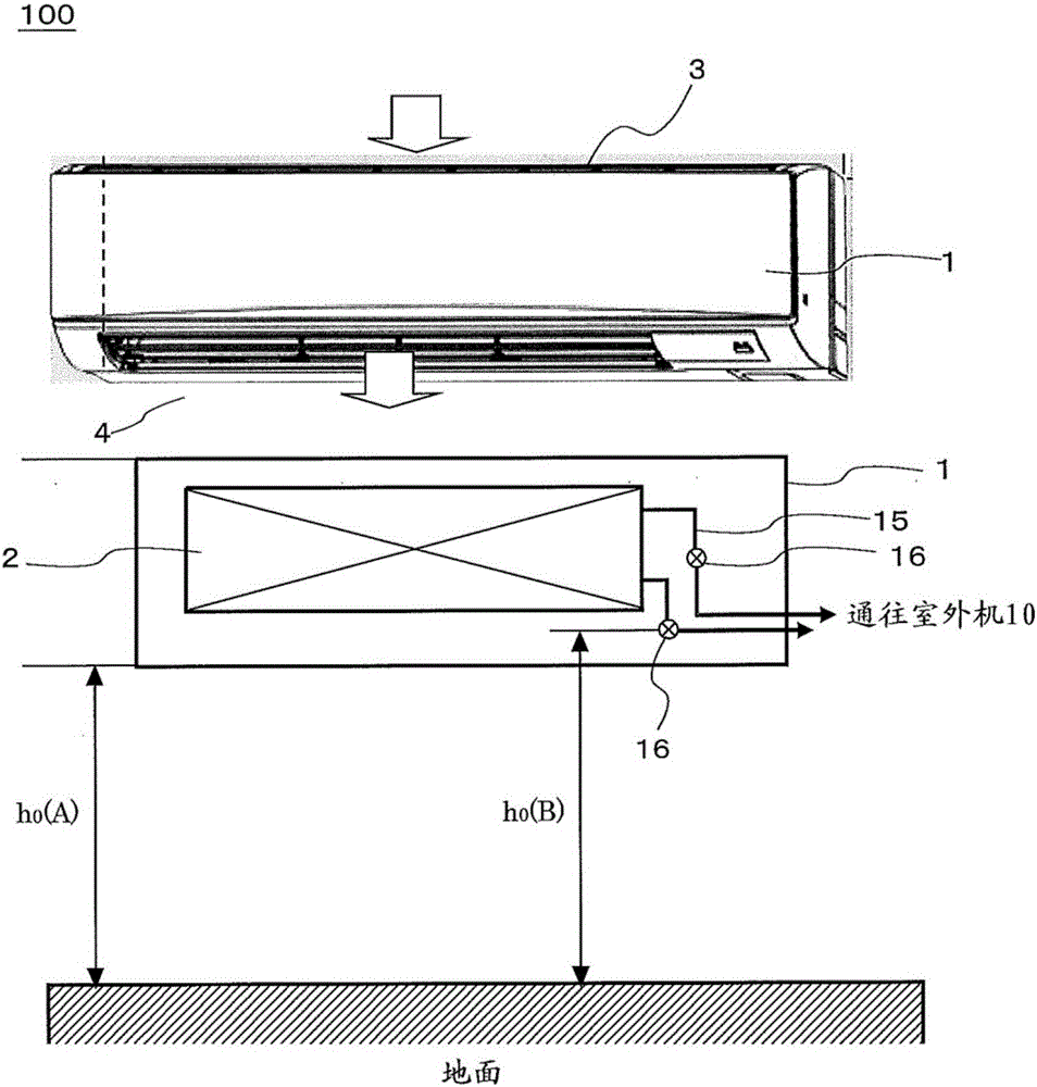 Air-conditioning device and installation method thereof