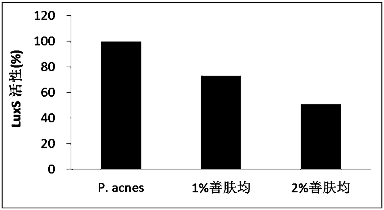 Acne-removal concentrate and application thereof