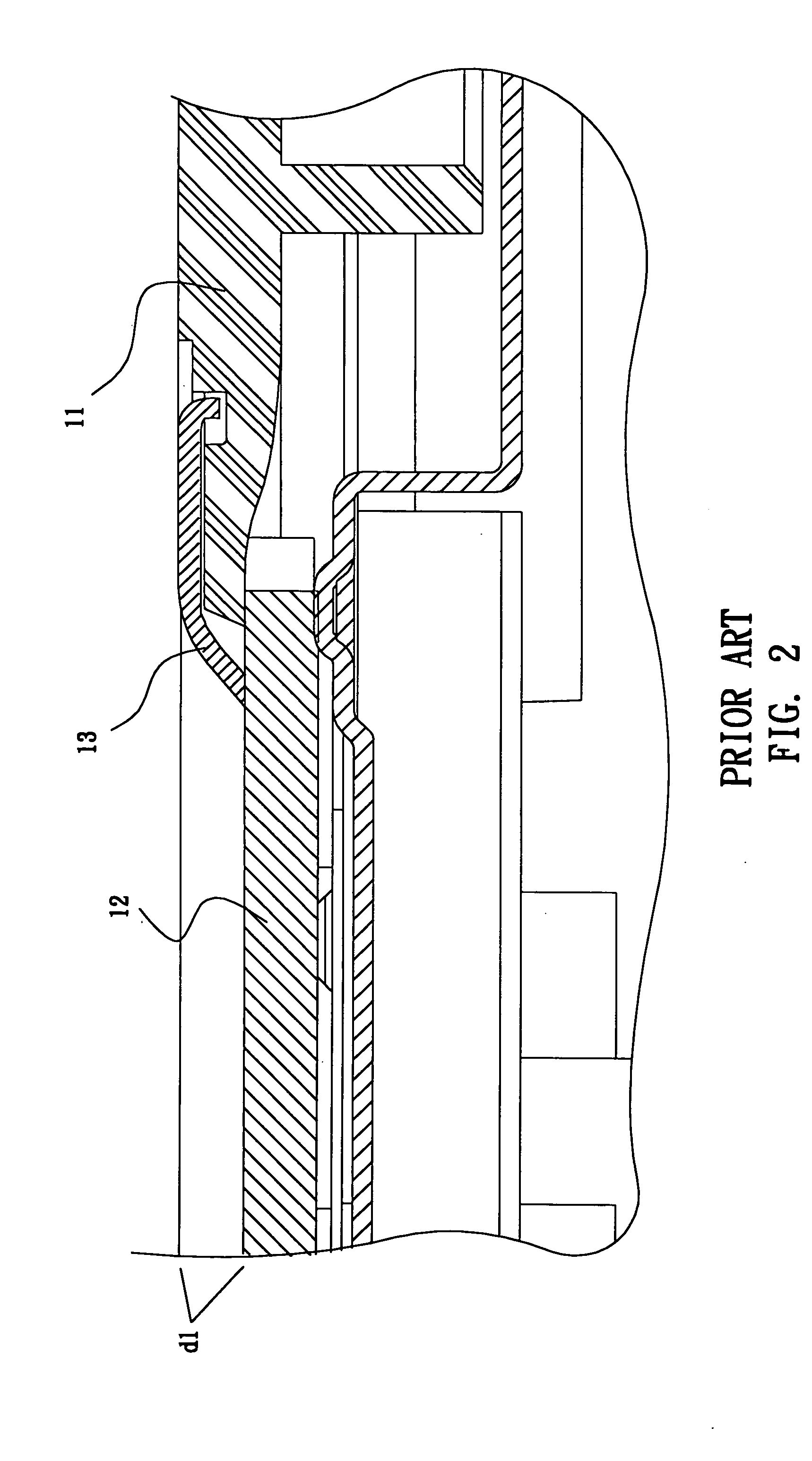 Electronic device with touching unit