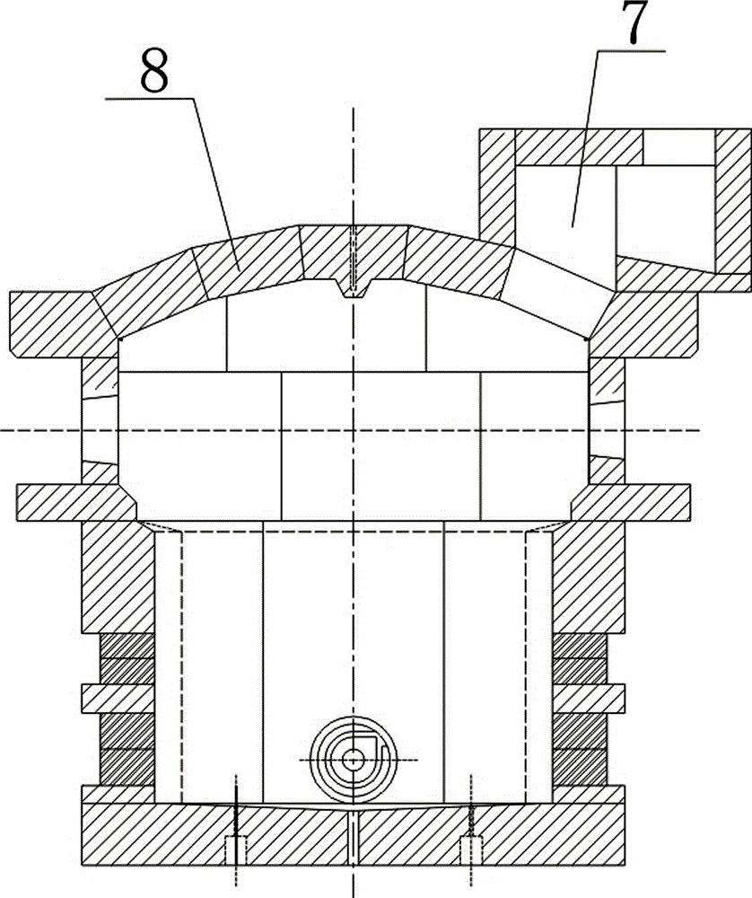 An optical glass furnace melting pool