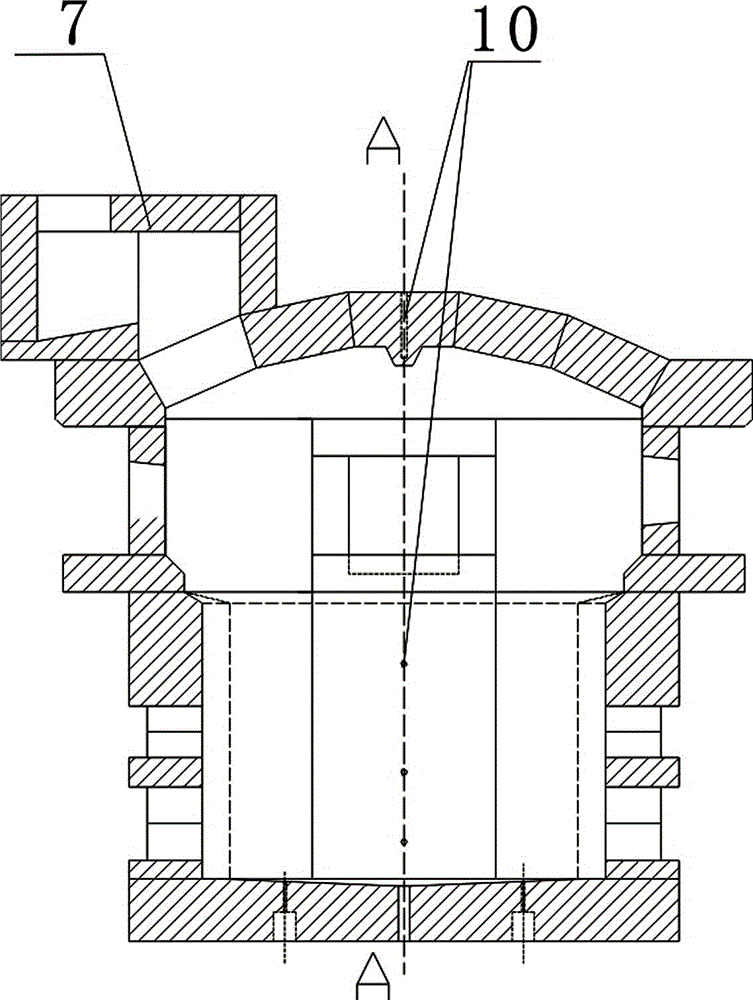 An optical glass furnace melting pool