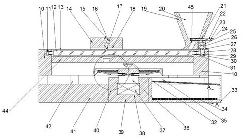 A fuel-saving automatic egg breaking and frying device