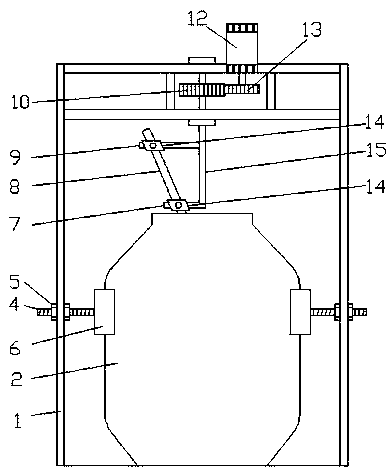 Stirring device for pickle jar