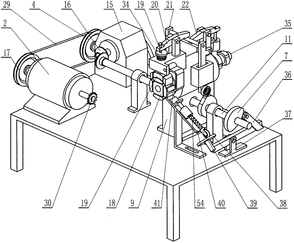 Double blade expansion pipe slotting machine