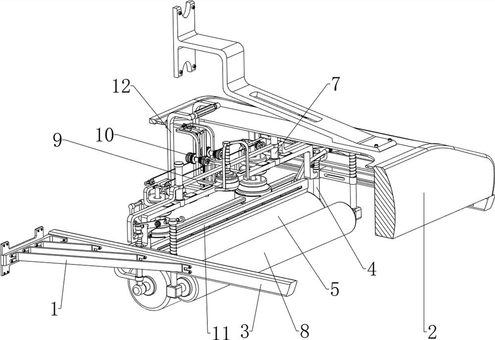 Rolling device for road construction