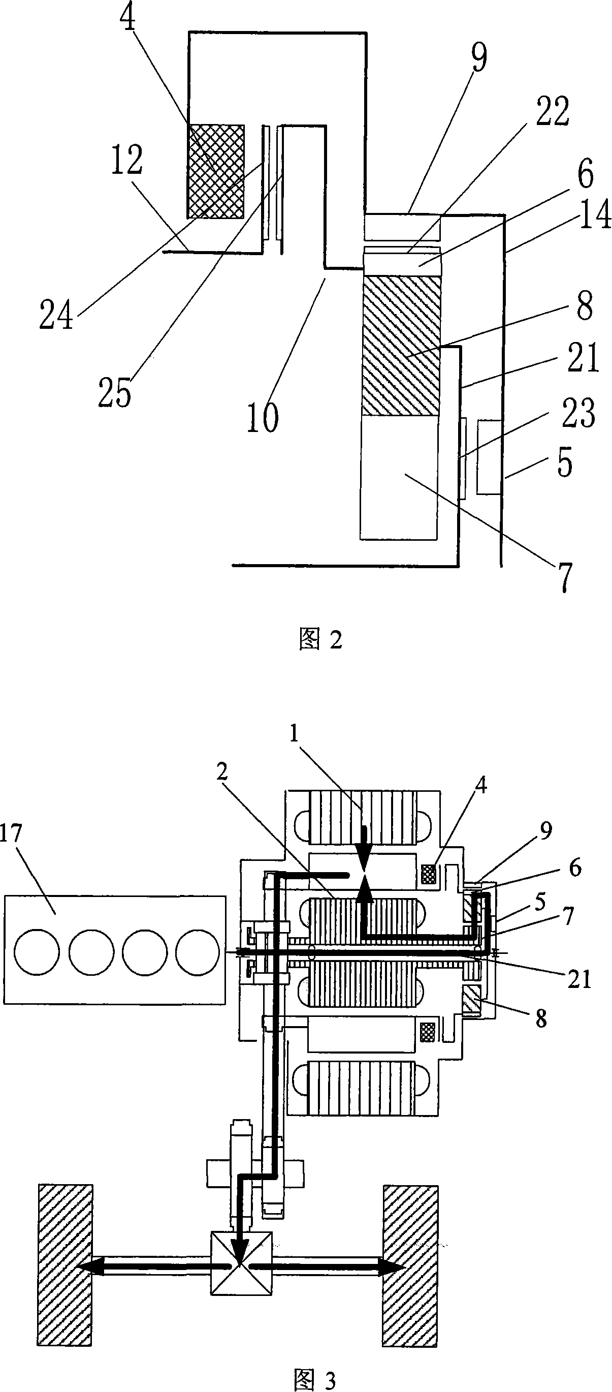 Electrical variable-speed case and its dynamic mode