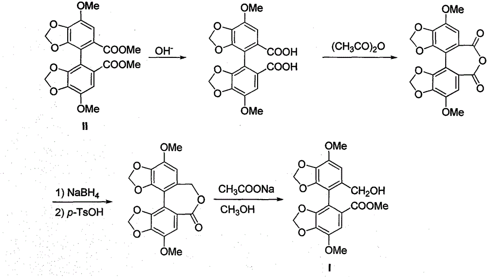 Novel method for preparing bicyclol