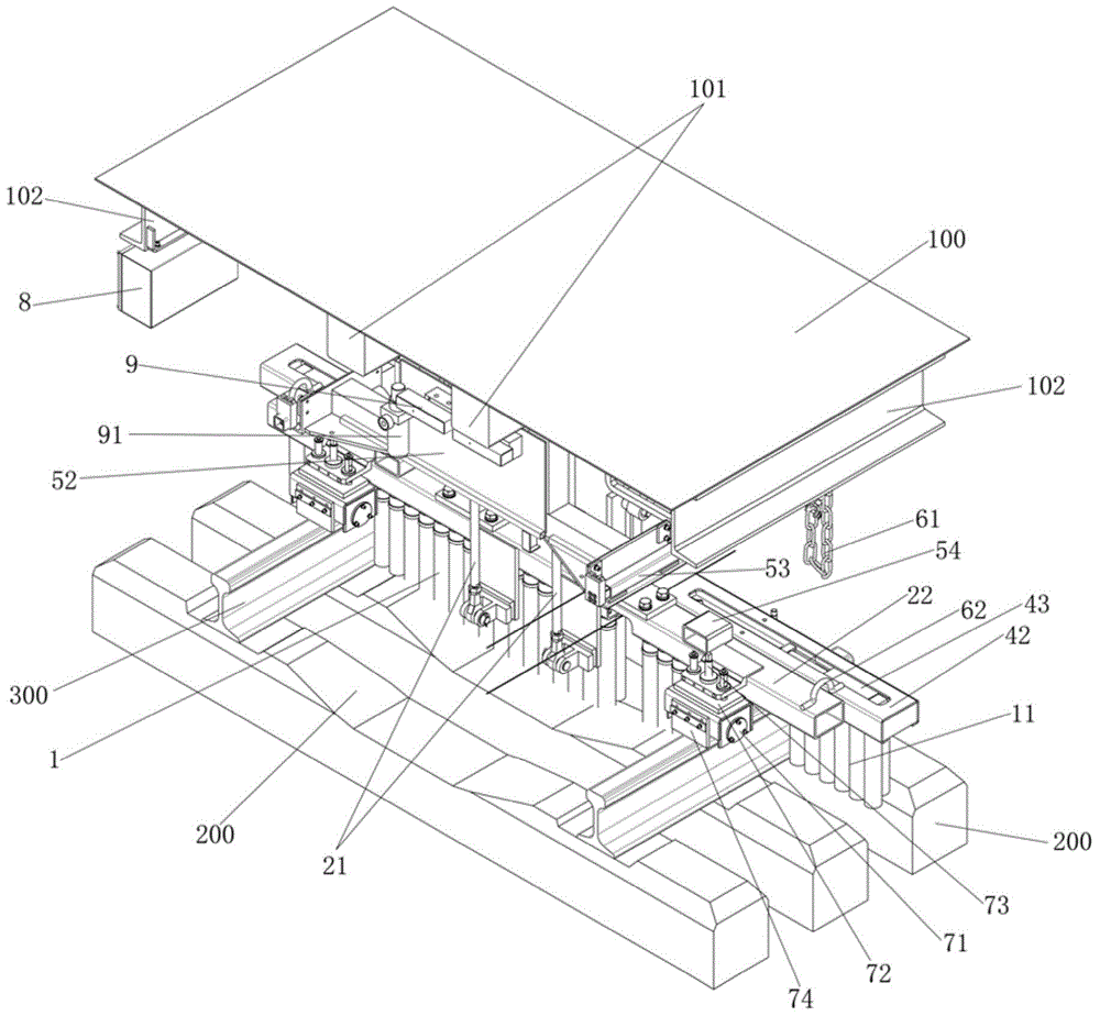 Railway ballast cleaning device used for tamping wagon and tamping wagon