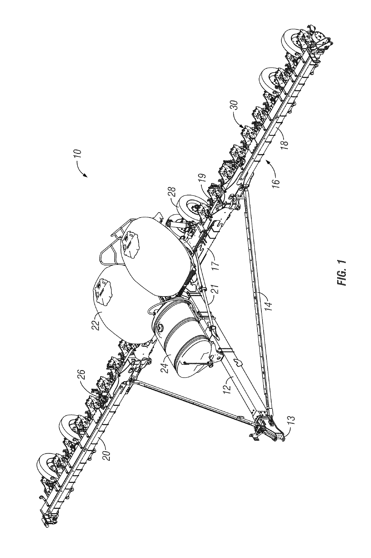 Systems, methods, and apparatus for controlling downforce of an agricultural implement