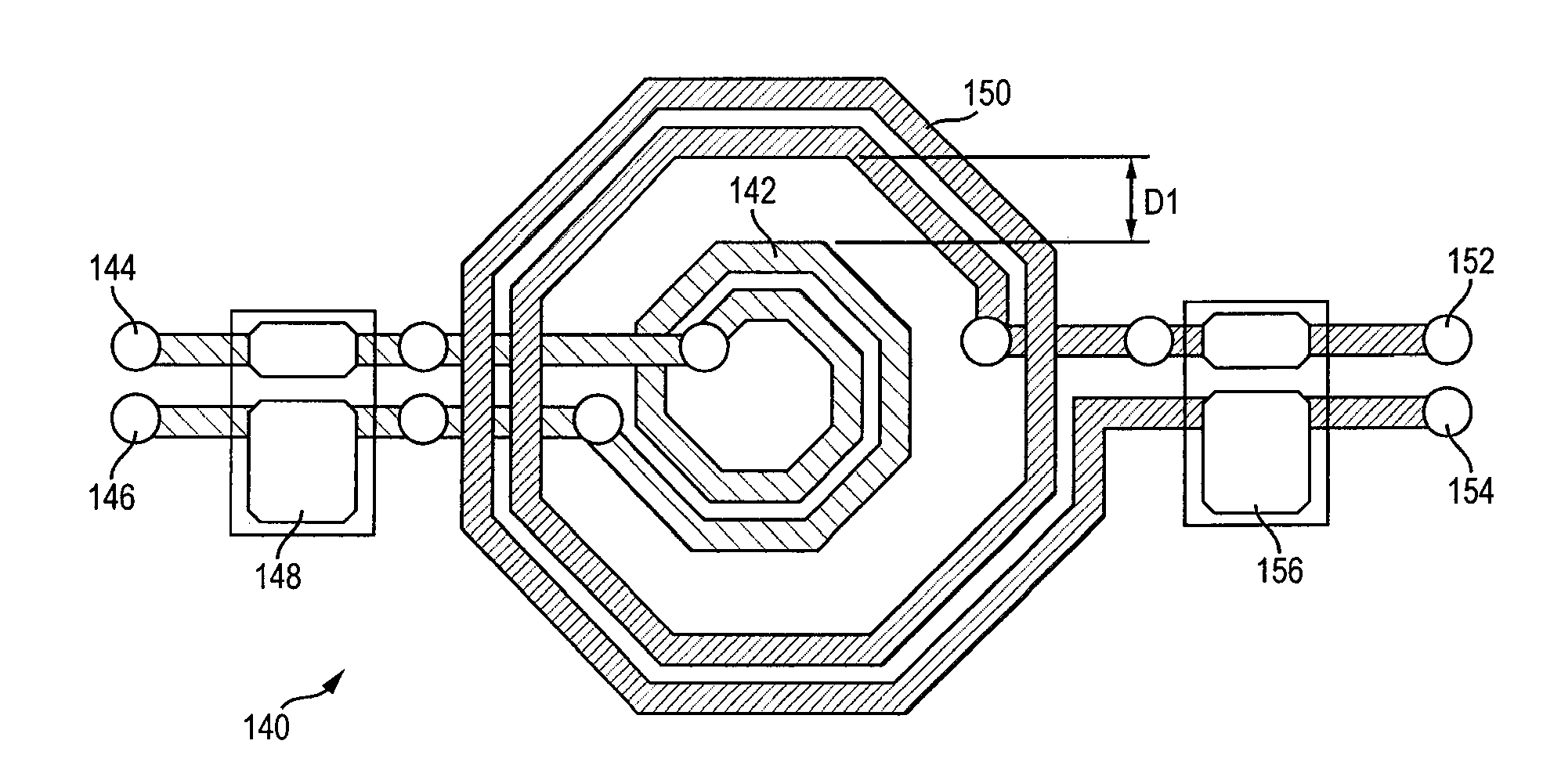 Semiconductor Device and Method of Forming RF Balun Having Reduced Capacitive Coupling and High CMRR