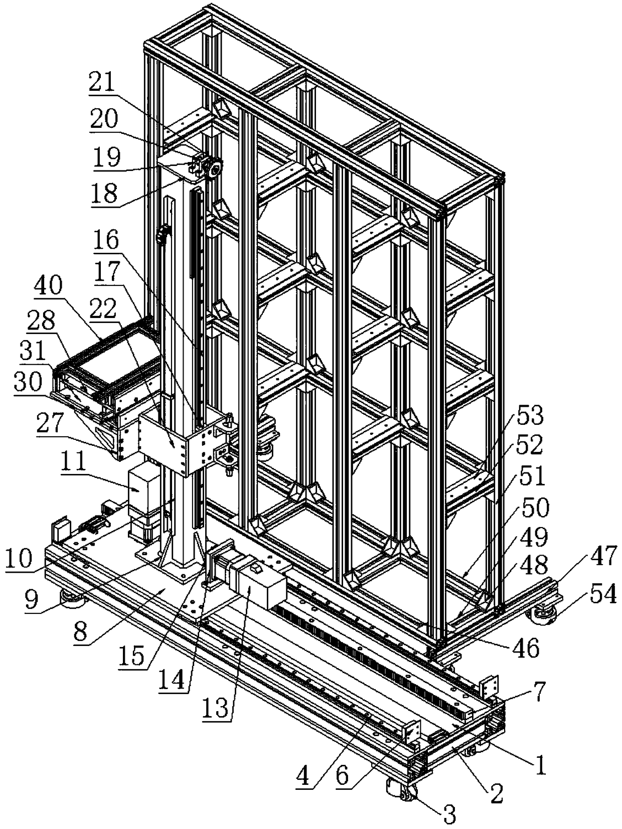 Small automatic stereoscopic warehouse