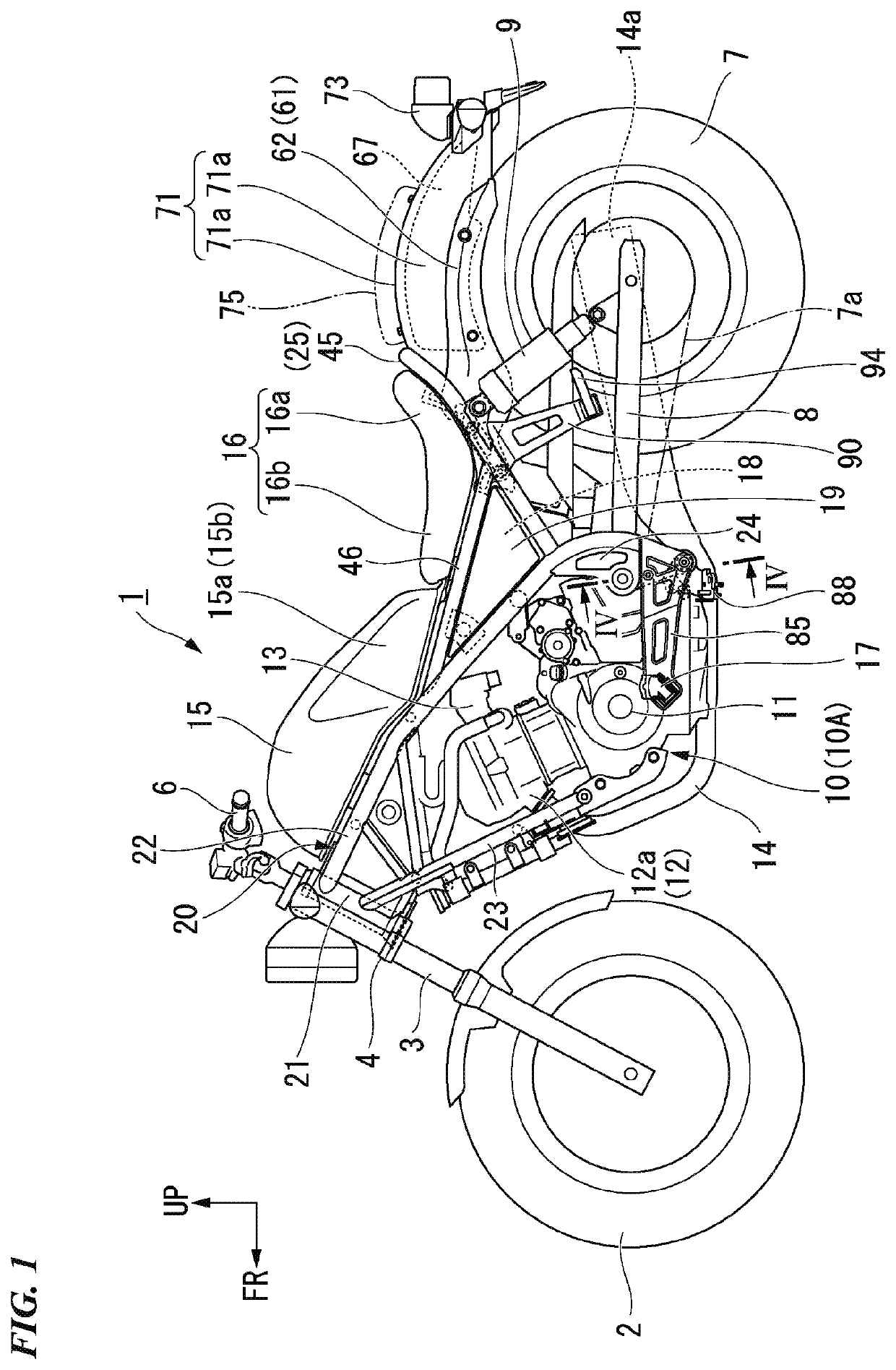 Saddle riding vehicle