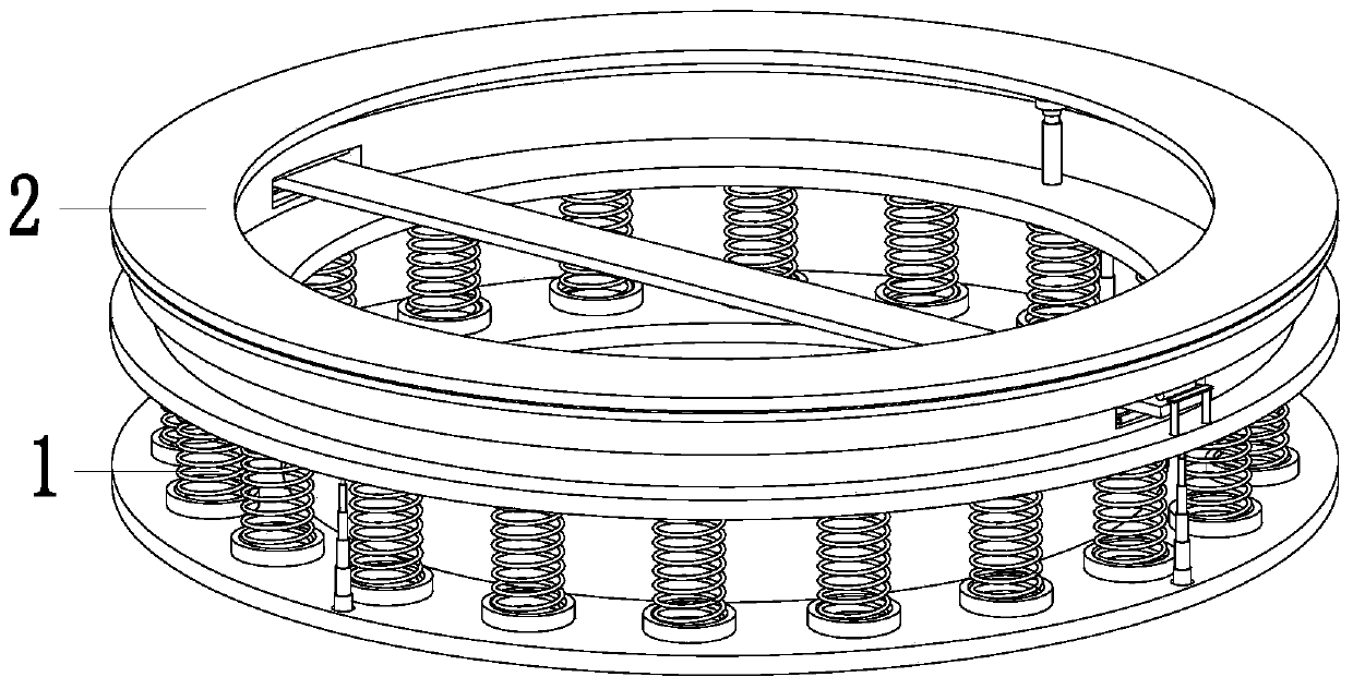 A buffer type wave elastic washer for precision mechanical parts installation