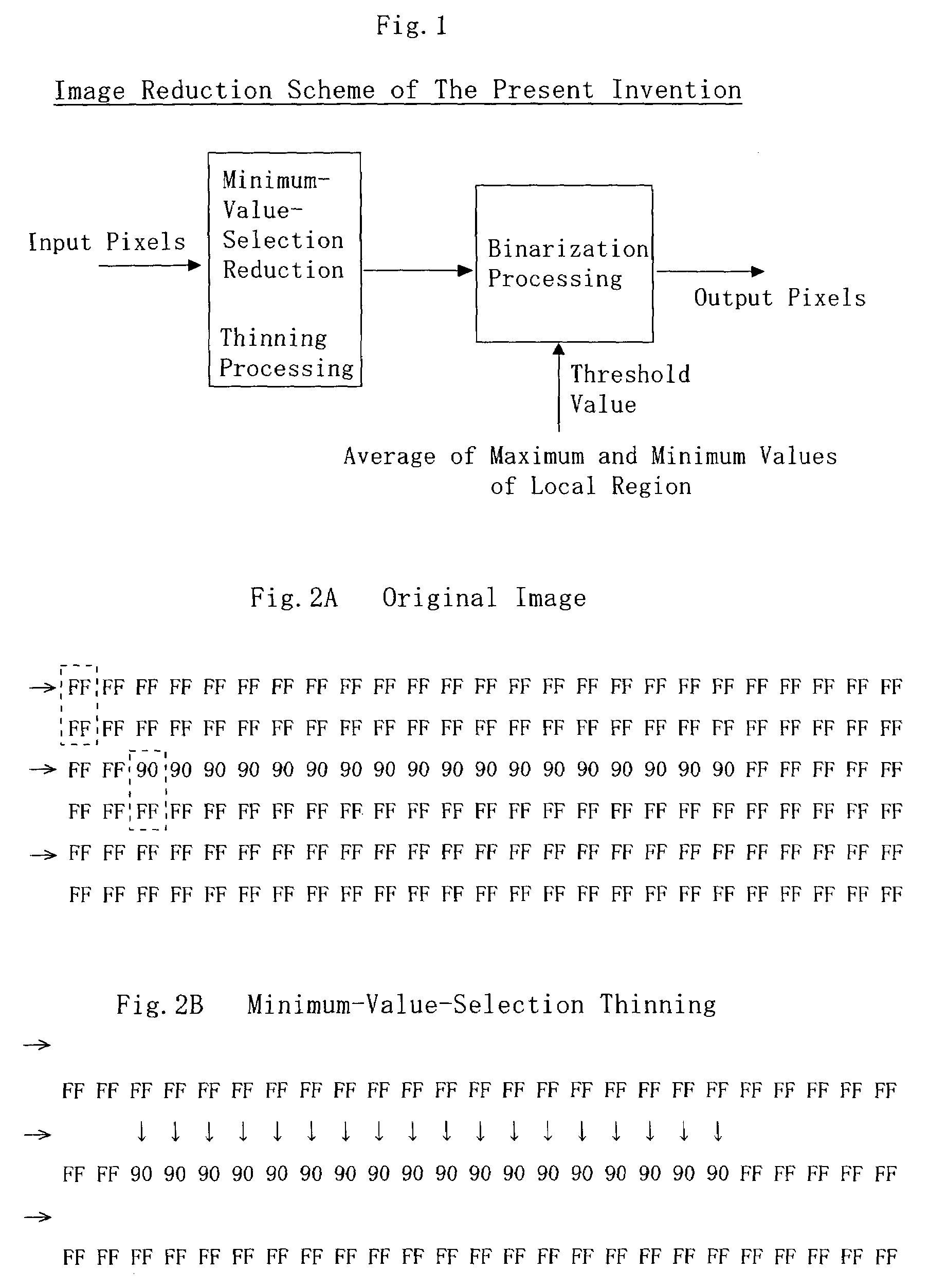 Method and apparatus for reducing multi-bit image data