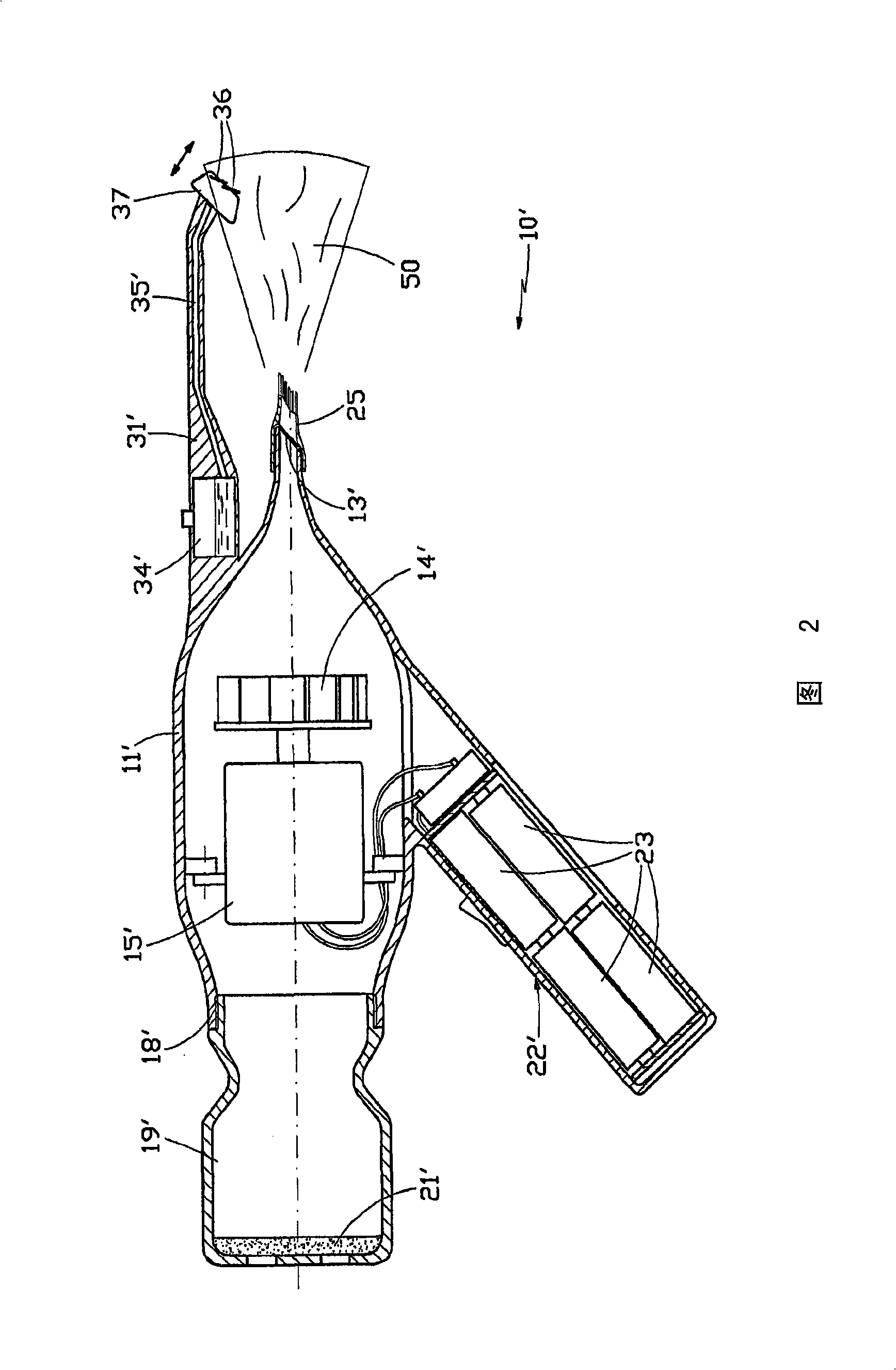 Apparatus for effecting hair-removal and cleaning on body parts in sanitary or medical ambits