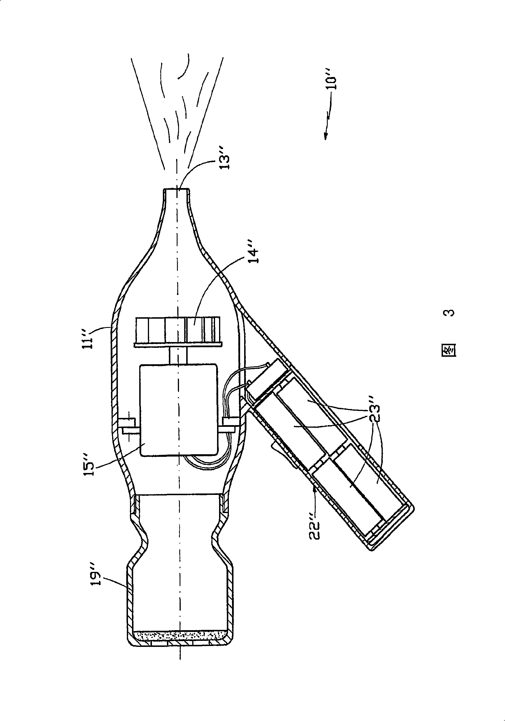 Apparatus for effecting hair-removal and cleaning on body parts in sanitary or medical ambits