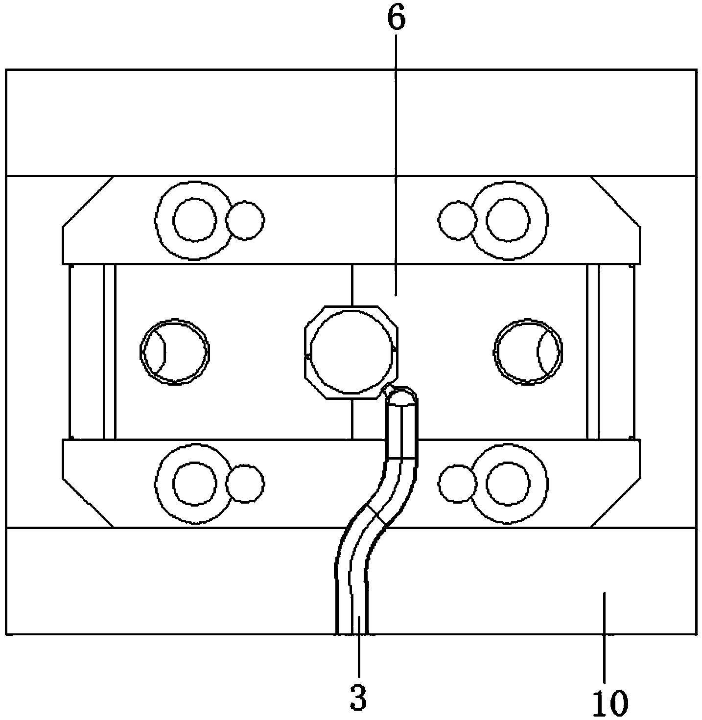 Mould for producing precise plastic parts