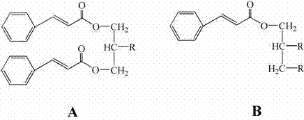 Acylglycerol cinnamate antioxidant and synthesis method thereof