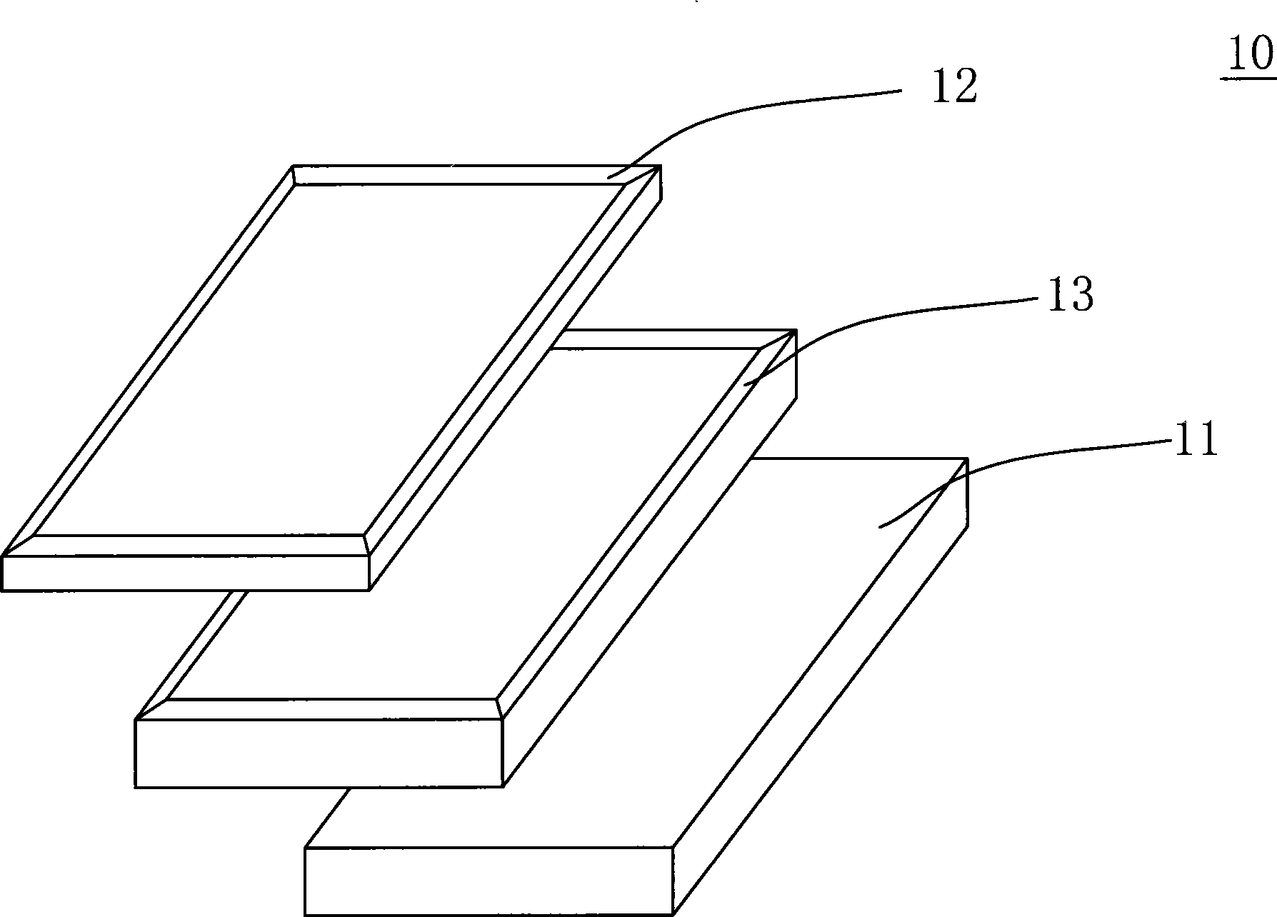 Semi-product display module and assembly method