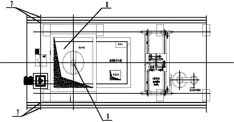 Slope hoisting and crushing system for deep open-pit mine