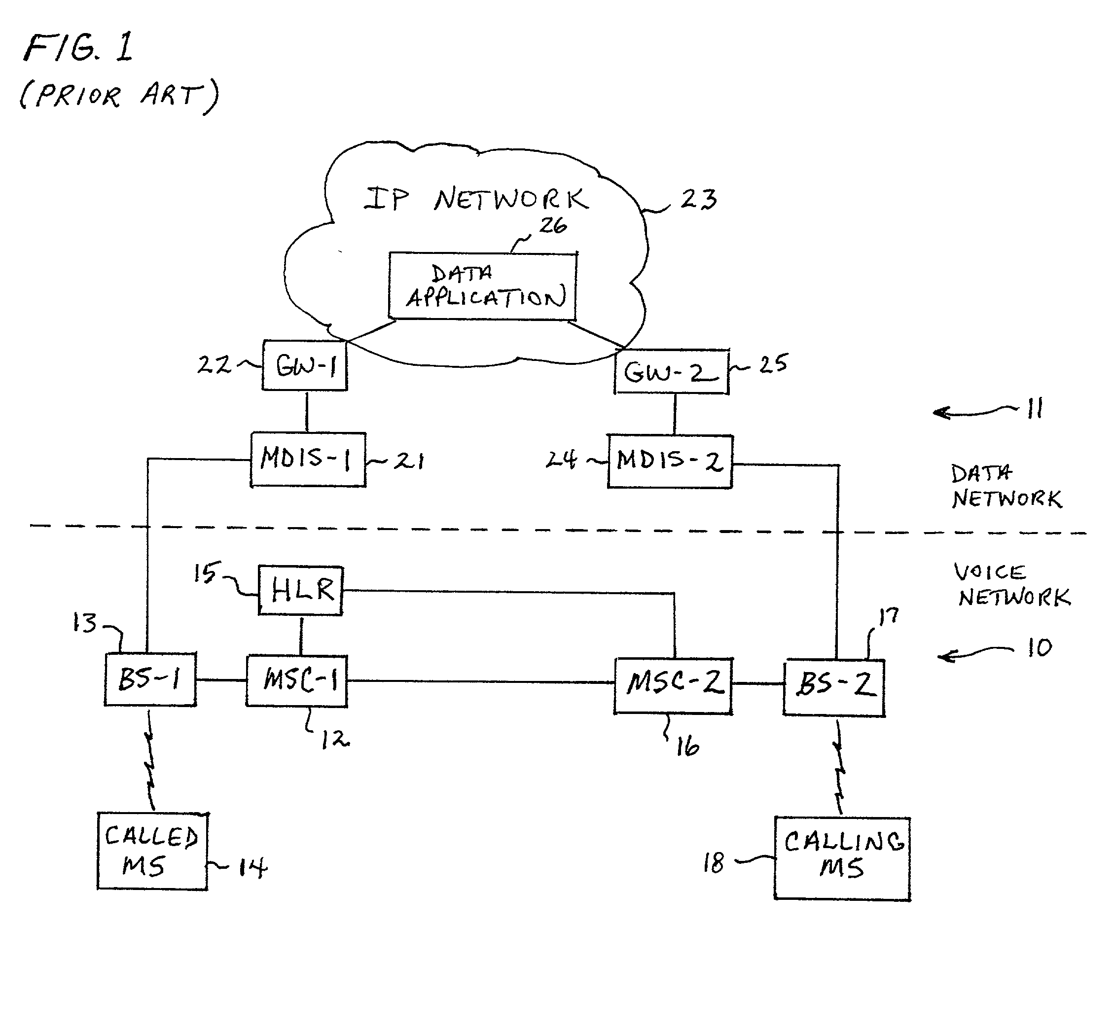 System and method of providing voice and data features in a time division multiple access (TDMA) network