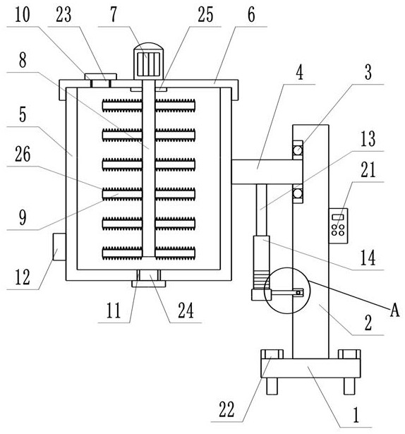 A microbial fermentation tank