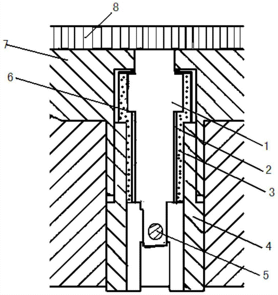 Melt state sensing system and detection method in injection mold based on point electrodes