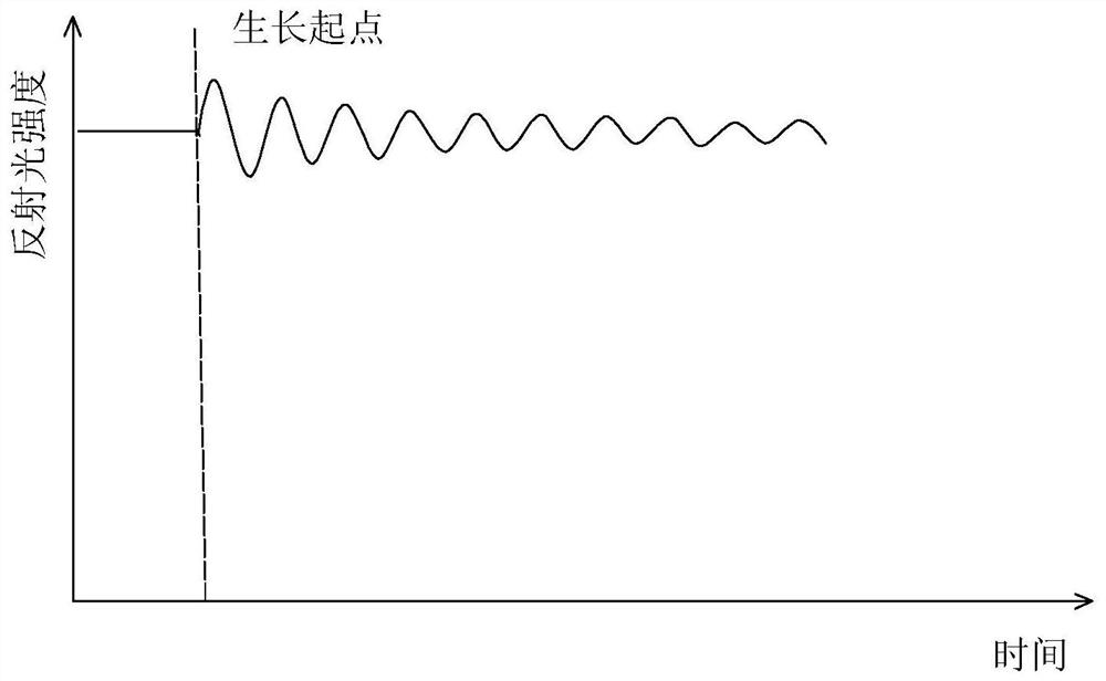 Material growth device, growth method and detection device using gas phase transport