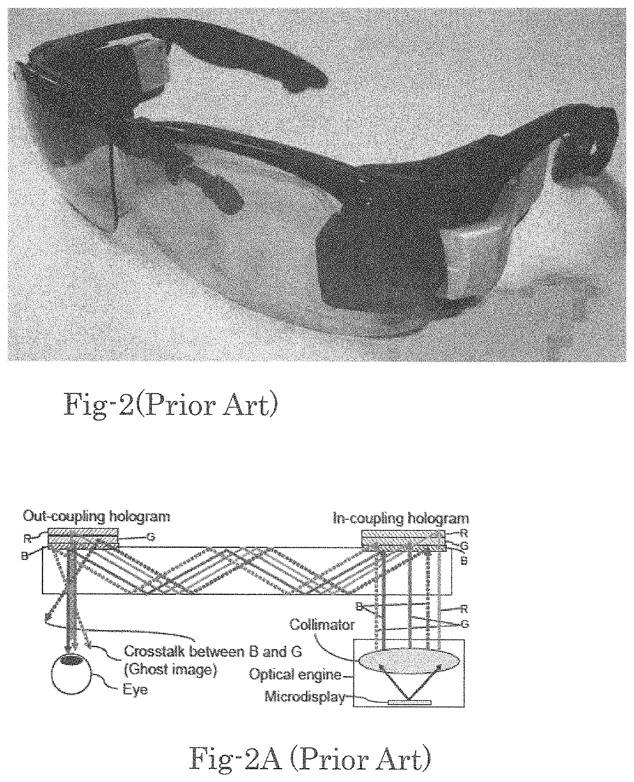 Optics of wearable display devices