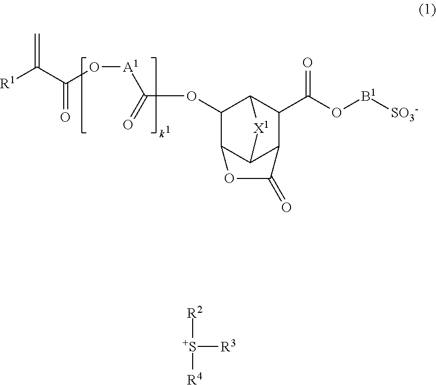Sulfonium salt, polymer, chemically amplified resist composition using said polymer, and resist patterning process