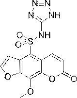 A kind of furanocoumarin compound and its preparation method and application