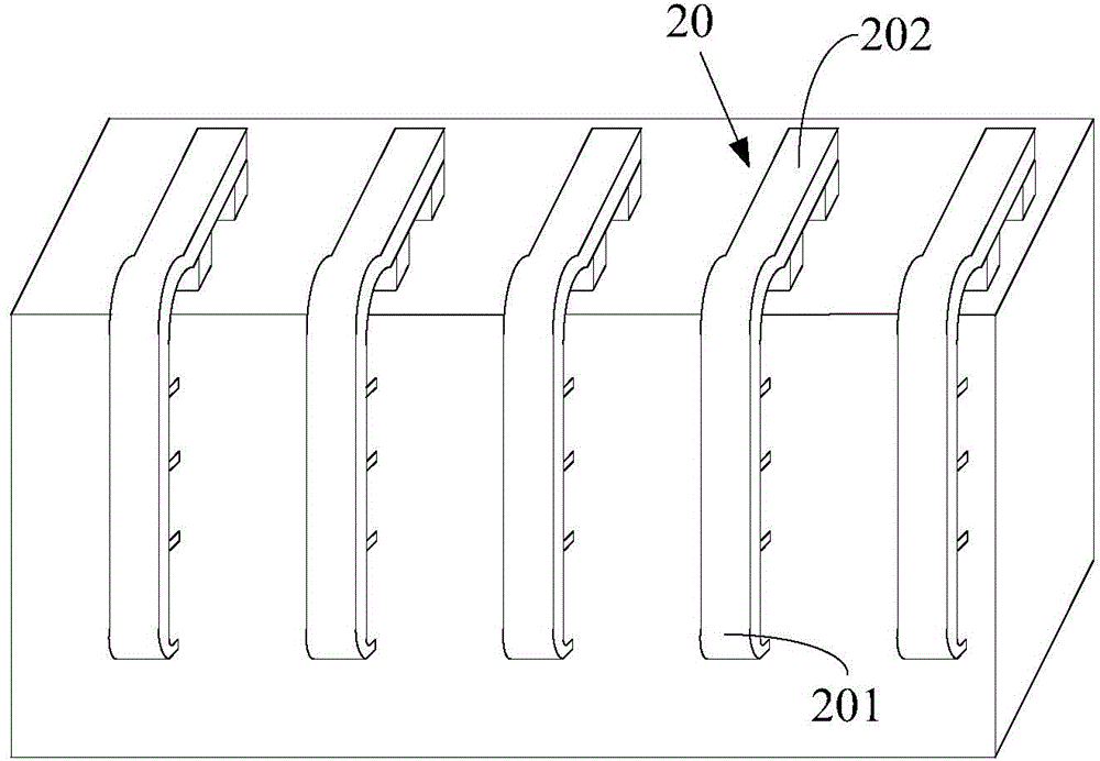 External wall air duct structure and construction method thereof