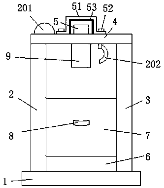 Polishing device for stone materials