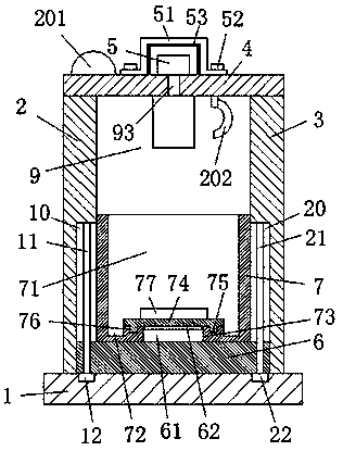 Polishing device for stone materials