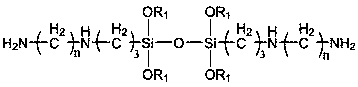 Preparation method of ABA type organosilicone glucoheptonic acid amide surface active agent