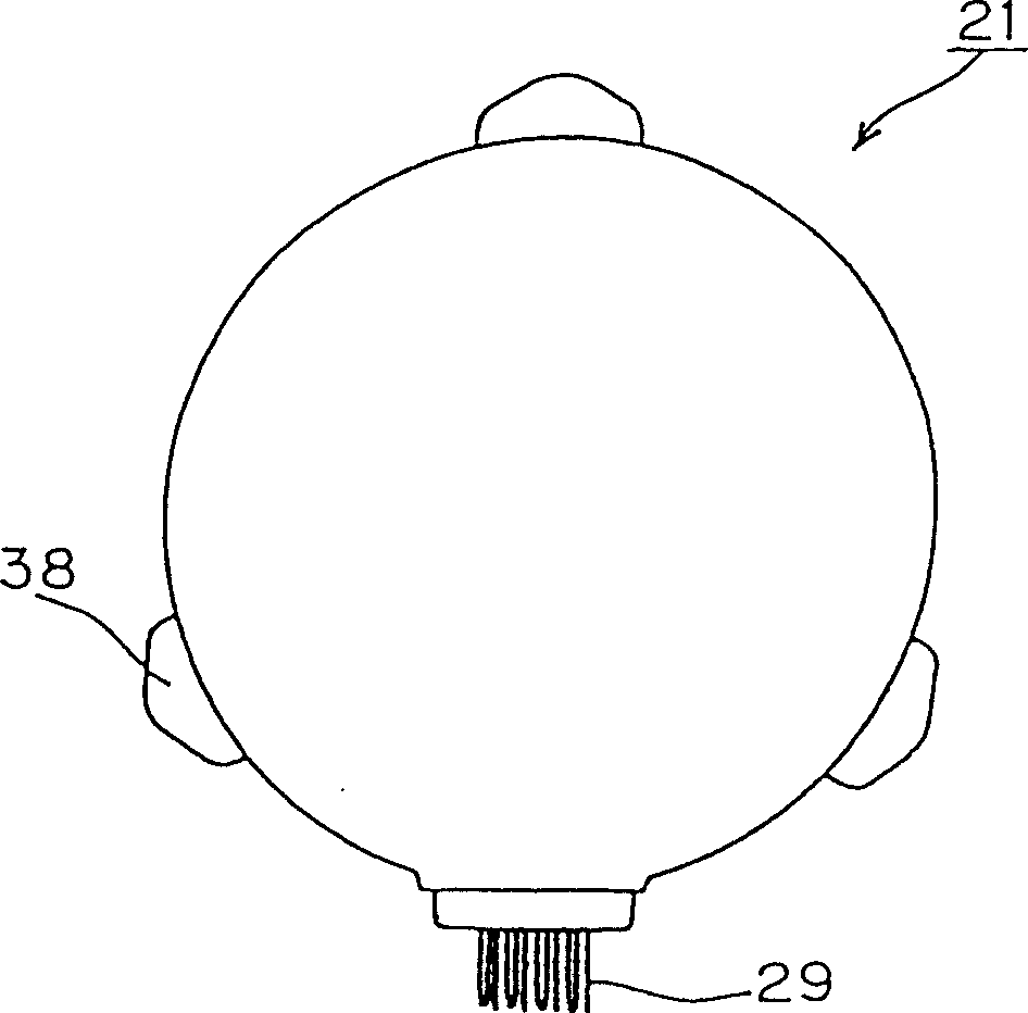 Motor, axial fan using said motor, and axial fan used for indoor machine of air conditioner