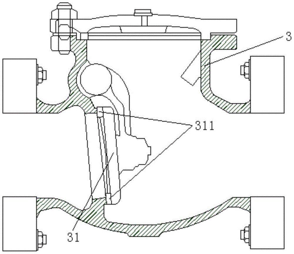 Explosion-proof component and oil-gas recovery system for oil-gas recovery system