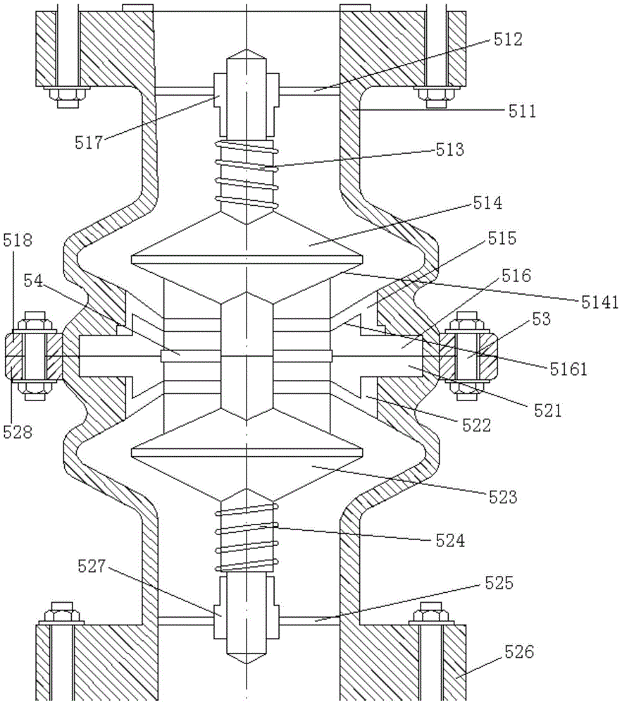 Explosion-proof component and oil-gas recovery system for oil-gas recovery system