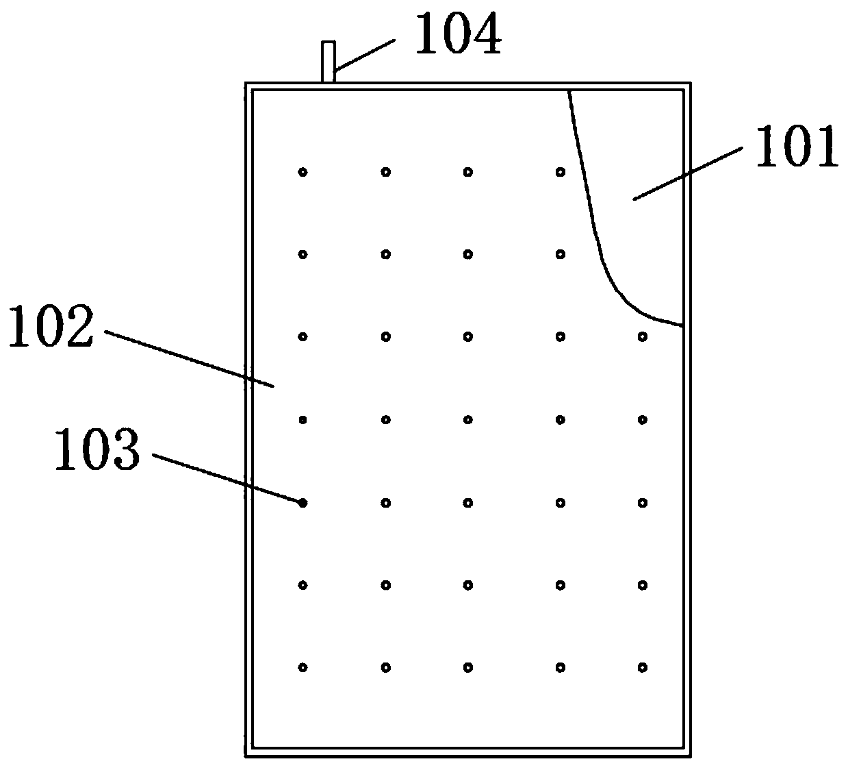 Backwash-resistant flat sheet membrane and preparation method thereof