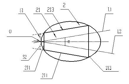 Capacitive touch screen writing pen and method for positioning touch spot position of capacitive touch panel writing pen