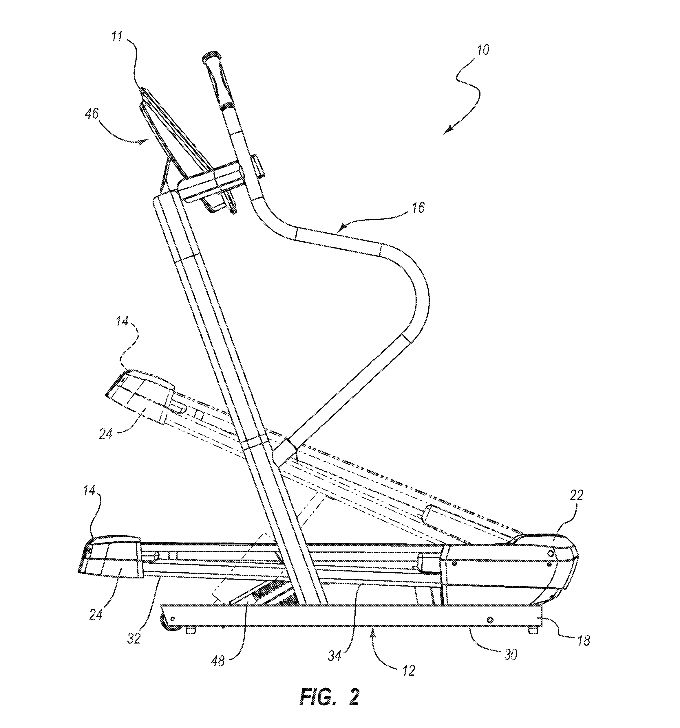 Exercise device with magnetic braking system