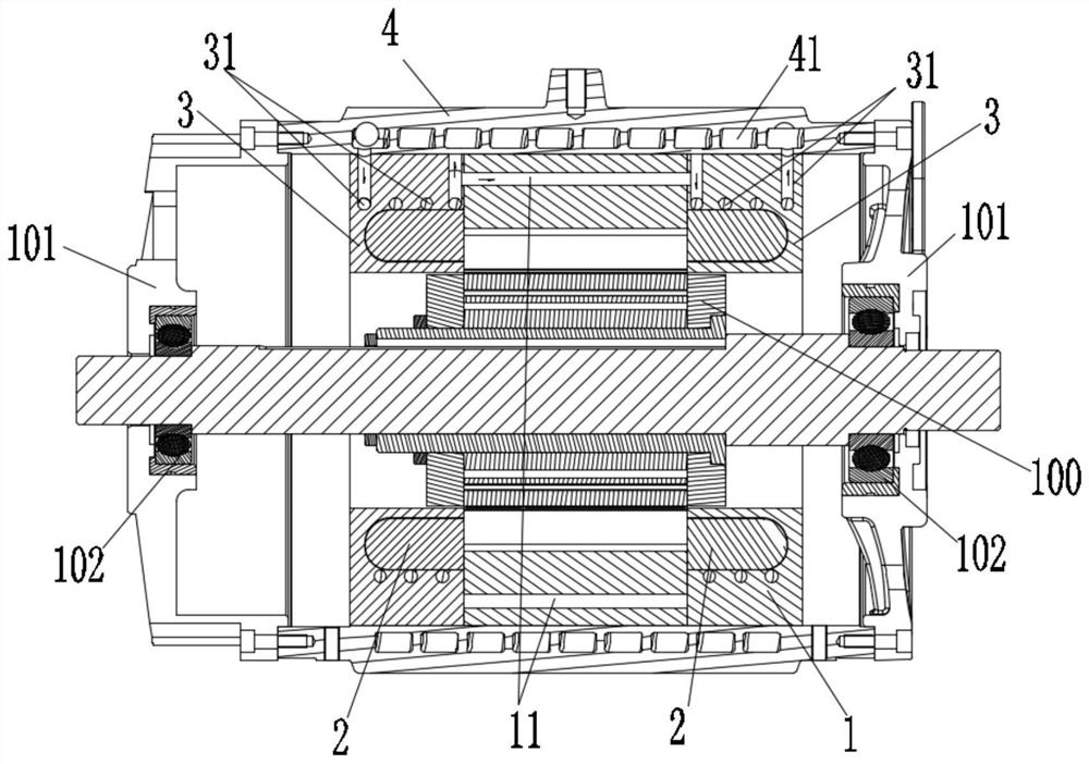 Motor heat dissipation structure, motor and compressor - Eureka | Patsnap