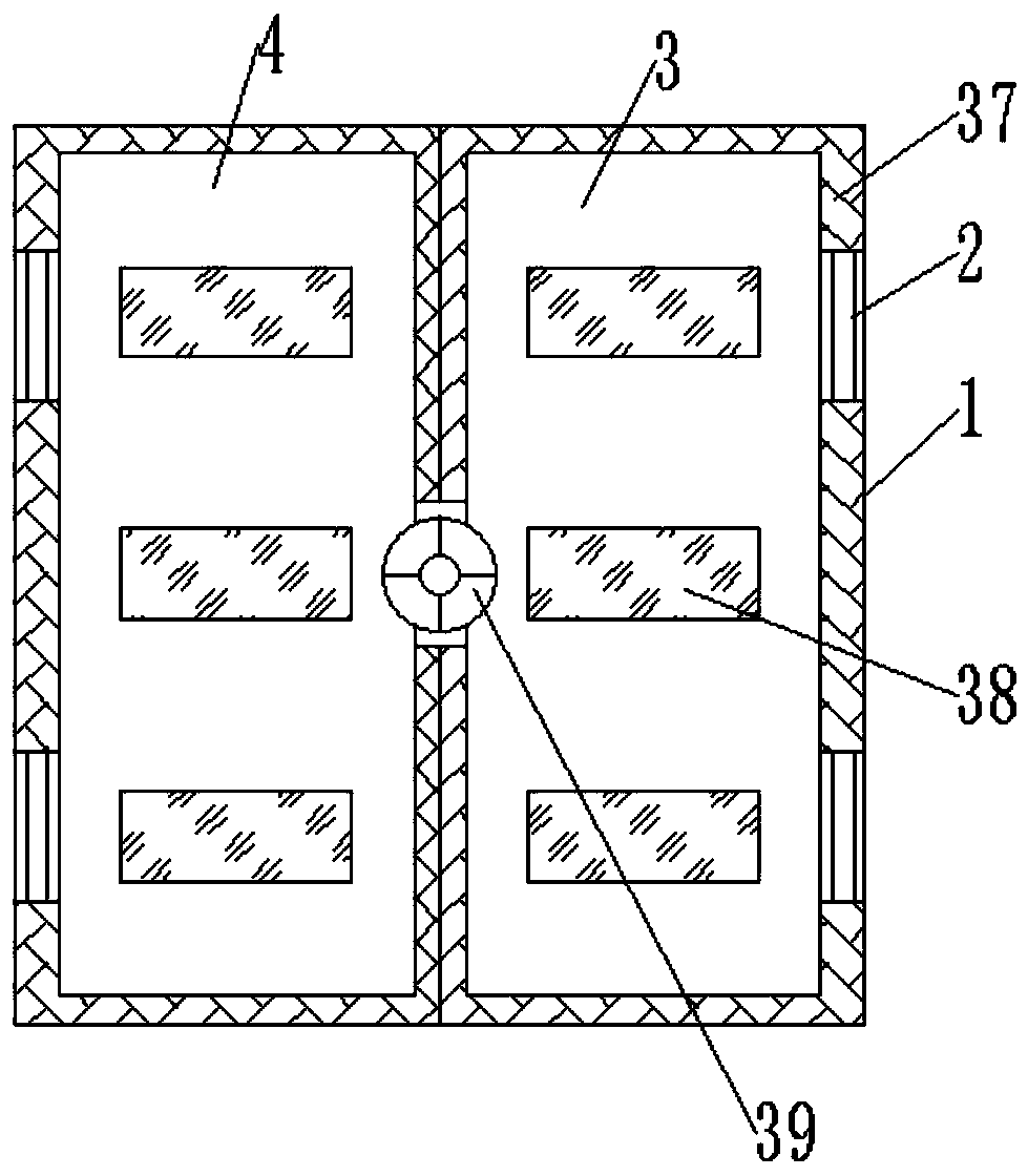 A classification storage device for products used in the production of electronic products