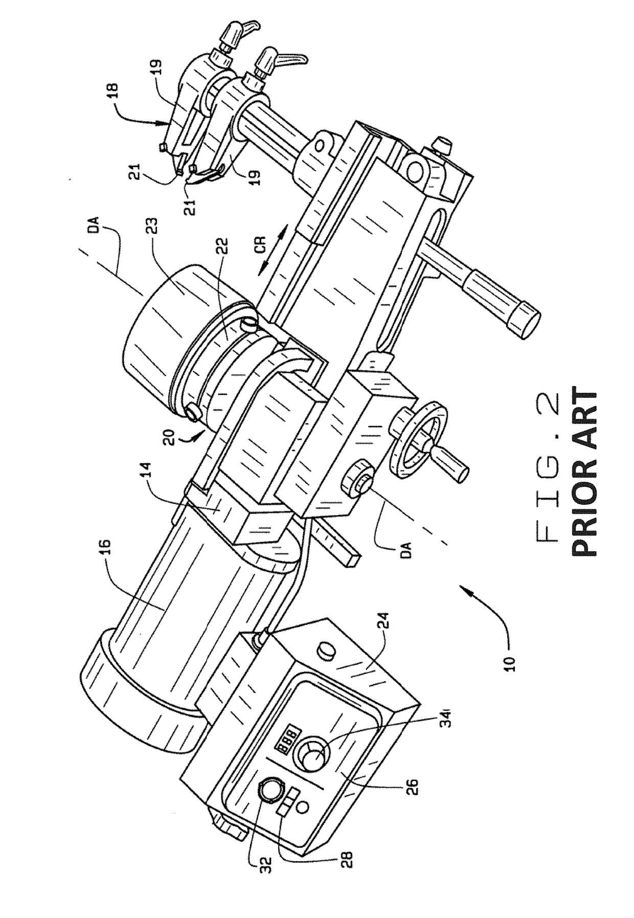 System and Method For Rotational Position Tracking Of Brake Lathe Adjustment Assembly