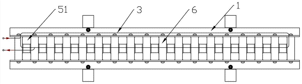 A racetrack-shaped close-wound electromagnetic inductor