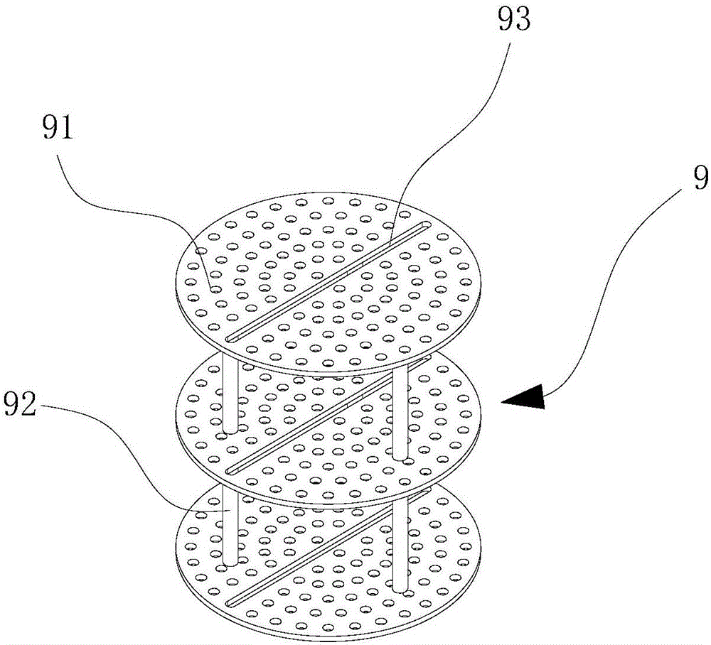 Continuous graphene growth equipment with vertically arranged high-temperature process cavity