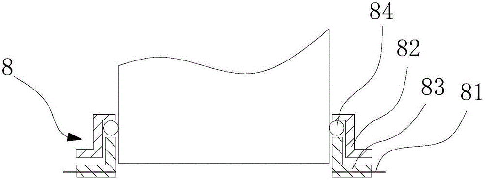 Continuous graphene growth equipment with vertically arranged high-temperature process cavity