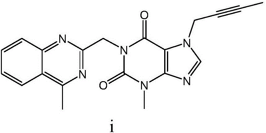Synthesis method of linagliptin intermediate