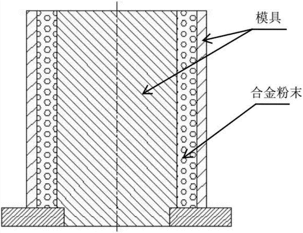 Iron-base alloy double-screw integral alloy lining and preparing method thereof