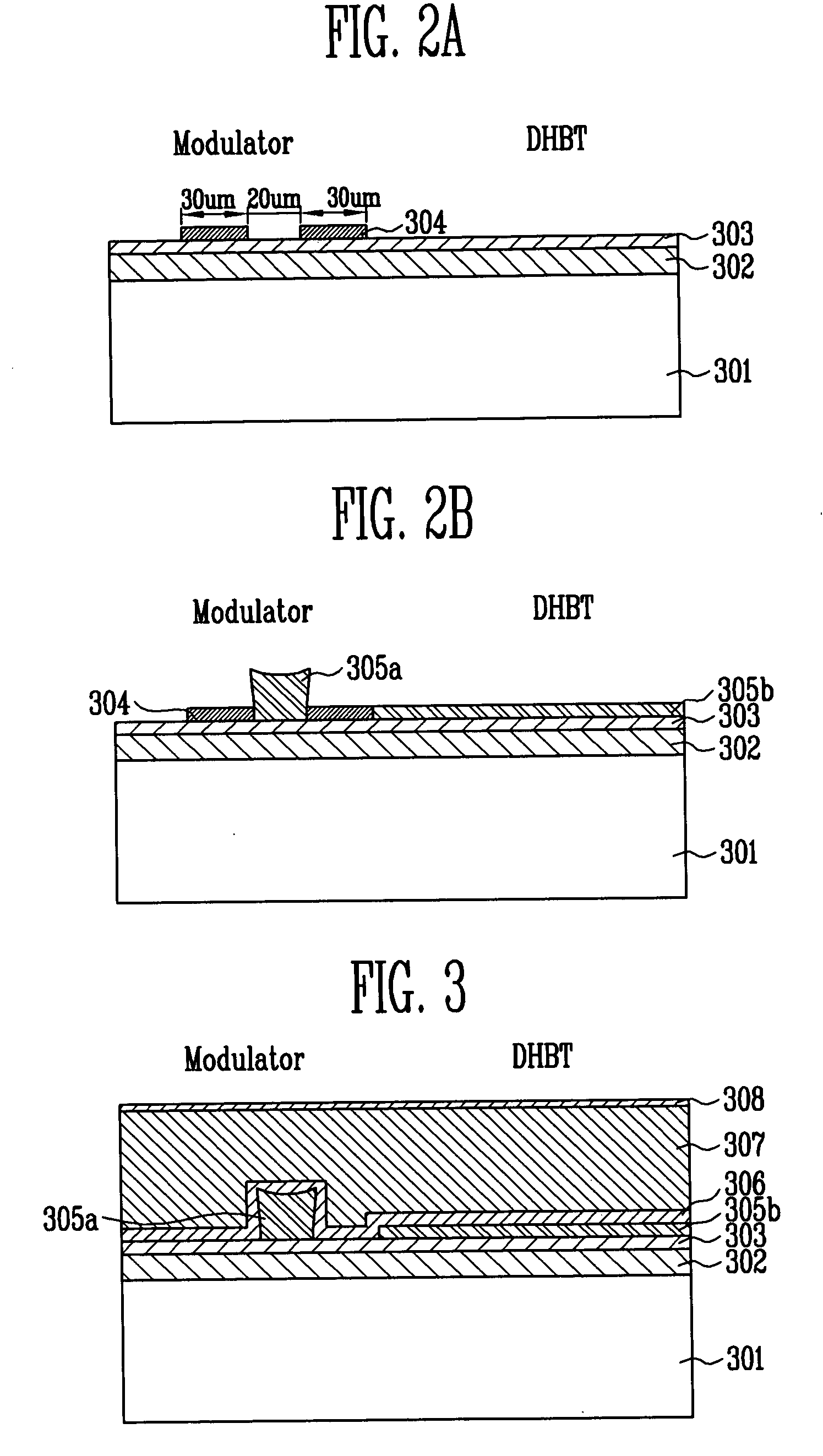 Optoelectronic transmitter integrated circuit and method of fabricating the same using selective growth process
